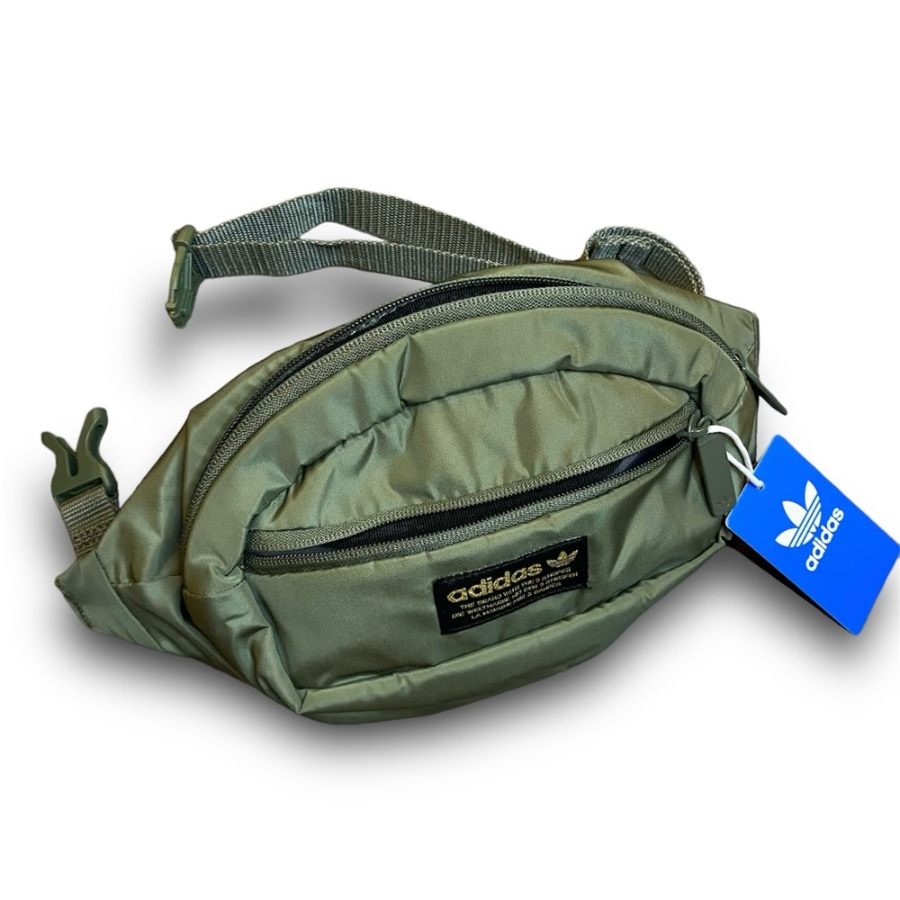 Brand new olive green adidas Fanny pack